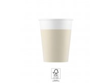 Ekologiški puodeliai, kreminiai (8vnt./200ml)